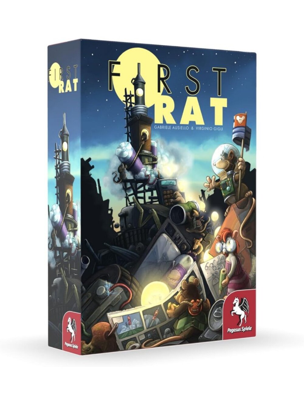 First Rat Board Game - Fun Family Strategy Game for All Ages, USA Edition